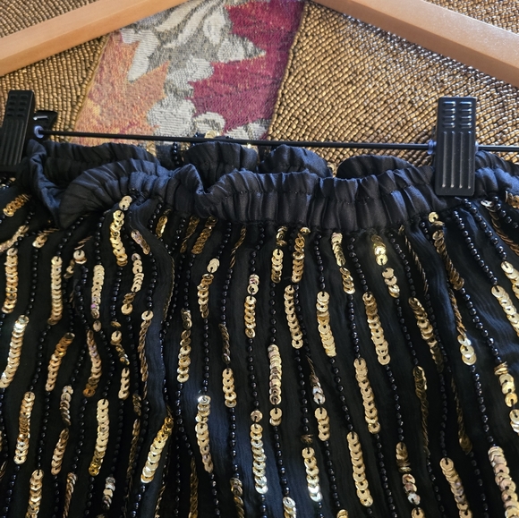 Women's Vintage Sequin Blouse and Skirt Size Medium - Picture 9 of 9